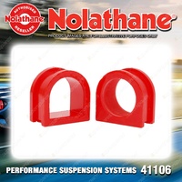 Nolathane Front Steering rack pinion mount bushing for Holden Camira JB JD JE