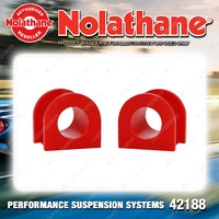 Nolathane Rear Sway bar mount bushing for Mazda 323 BG Familia BG