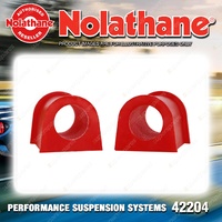 Nolathane Front Sway bar mount bush 20mm for Mitsubishi V3000 KR KS Verada KR KS