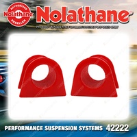 Nolathane Rear Sway bar mount bush 25mm for Mitsubishi Pajero NM NP NS NT NW NX