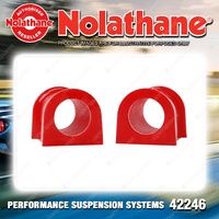 Nolathane Front Sway bar mount bushing 21.5mm for Mitsubishi V3000 Verada KR KS