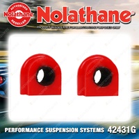 Nolathane Front Sway bar mount bush 20mm for Nissan Pathfinder R50 Patrol GU Y61