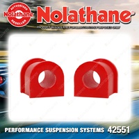 Nolathane Rear Sway bar mount bush 18mm for Holden Adventra VY VZ Monaro V2 VZ