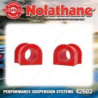 Nolathane Front Sway bar mount bushing 27mm for Isuzu D-MAX TFR TFS MU UCS UES