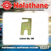 Nolathane Front Control arm upper alignment shims 45317 for Ford LTD DA DC DF DL