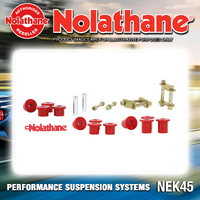 Nolathane Rear Spring Greasable Shackle and Bushing Kit for Mazda Bt-50 UN