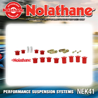 Nolathane Rear Spring Greasable Shackle and Bushing Kit for Nissan Navara D40