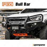 PIAK Elite Post Bullbar for Isuzu D-Max 20-On Orange Tow Point & Black Underbody