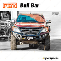 PIAK Elite Post Bar Bull Bar for Mazda BT-50 11-20 Black Tow Points & Underbody