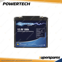 Powertech Lithium LiFePO4 Battery Deep Cycle BMS 12.8V 18Ah Camping Power