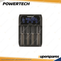 Powertech 4-Channel Universal Fast Charger with LCD Intelligent fast charging