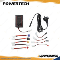 Powertech Ni-MH/Ni-CD R/C Toy Battery banks Charger 2A 2V-15VDC Output