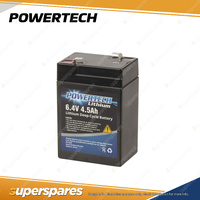 Powertech Lithium LiFePO4 Battery Deep Cycle BMS 6.4V 4.5Ah Camping Power