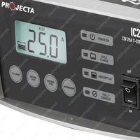 Projecta 12V Automatic 25 Amp 7 Stage Battery Charger Multi Chemistry Lithium