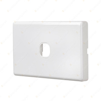 Projecta 1 Gang Blank Switch Plate - White Switch Grid and Cover Plate