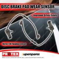 2x Front Protex Disc Brake Pad Wear Sensors for Audi A6 A7 A8 S8 SQ5 2010-On