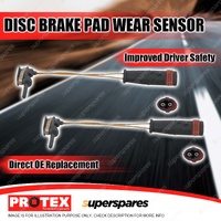 Rear Protex Brake Pad Wear Sensors for Mercedes Benz S280 320 350 430 500 600 63