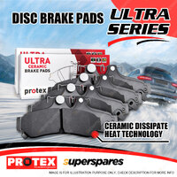 8Pcs Front + Rear Protex Ultra Brake Pads for Holden Statesman Caprice VQ 90-92