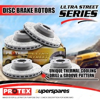 Protex Front + Rear Ultra Disc Brake Rotors for BMW 135i E82 E88 08-on