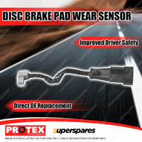 Protex Rear Disc Brake Pad Wear Sensor for Iveco Daily 65 Series 65C18