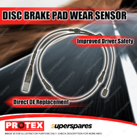 Protex Front Disc Brake Pad Wear Sensor for BMW X6 xDrive 30d 35i 40d E71 F16