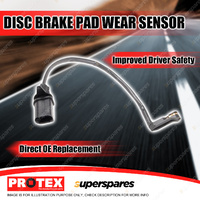 Protex Front Disc Brake Pad Wear Sensor for Audi A6 A7 A8 10-on