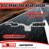 Protex Front Disc Brake Pad Wear Sensor for Volkswagen LT35 LT46 96-on