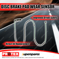 Protex Rear Disc Brake Pad Wear Sensor for BMW Z4 E85 M3.2 1/06-12/08