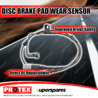 Protex Front Disc Brake Pad Wear Sensor for BMW X5 xDrive 30d sd si 48i E70