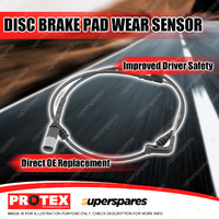 Protex Front Disc Brake Pad Wear Sensor for BMW X6 xDrive 35d 35i 50i E71