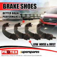 Protex Rear Brake Shoes Set for Trailer Caravan Girlock Hydraulic N1002