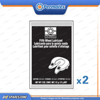 2 x Permatex 5Th Wheel Lubricant Pouches 57G Graphite Lubricant Designed