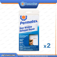 2 x Permatex Complete Rear Window Defogger Repair Kits CS - Professional Repairs