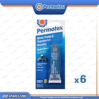 6 x Permatex Water Pump Thermostat Housng Gasket Maker 14G Noncorrosive