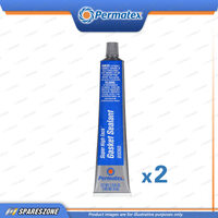 2 x Permatex Super High Tack Gasket Sealants Tube Carded 51ML Tough and Pliable