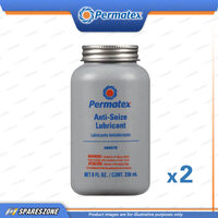 2 x Permatex Anti-Seize Lubricant Brush Top Bottles 236ML Anti-Corrosion