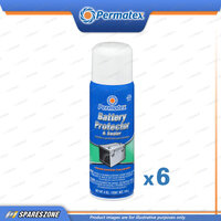 6 x Permatex Battery Protector & Sealer 141G Prevents Terminal Corrosion