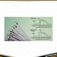 Charge Stainless Steel Cable Tie - 200mm x 5mm Zip Ties Wire Cable Organising