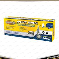 Loadmaster Jockey Wheel - 250mm 10 Inch Solid Wheel With Swing Away Bracket