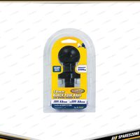 Loadmaster 50mm Black Tow Ball - with 52mm Thread 3500KG Capacity