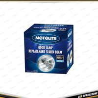 Motolite 12V 35W Flood Lamp Sealed Beam - 4-1/2 Inch Block Pattern Lens