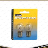 2 Pcs of Motolite 12V 21W S25 BA15S Globe - Single Contact Light Bulbs