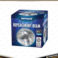 Motolite 24V 40/60W 3 Pin Sealed Beam - 5-3/4 Inch 146mm Dia Round Small Beam