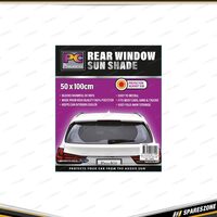 PC Covers Rear Twist Sun Shade - 50 cm x 100 cm Includes Suction Cups