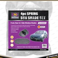 4 Pcs of PC Covers Sun Shade Set - Front & Rear Sun Shade & 2 Side Window Shade