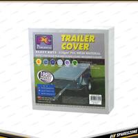 PC Covers Trailer Cover - 570GSM PVC Mesh Material 152 x 213 x 8cm Heavy Duty