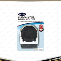 Pro-Kit Clip-On Air Vent Drink Holder Round - for Beverage Cans & Water Bottles