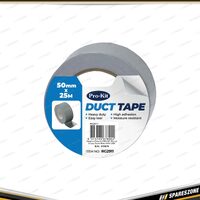 Pro-Kit Tape - PVC Duct Silver Tape Dimensions 50 mm Wide x 25 Meters Long