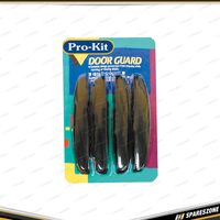 4 Pcs of Pro-Kit Black Door Guard - Stylish Design Adhesive Backing