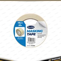 Pro-Kit Tape - Masking Tape 48 mm x 25 Meters Painting Crepe Paper